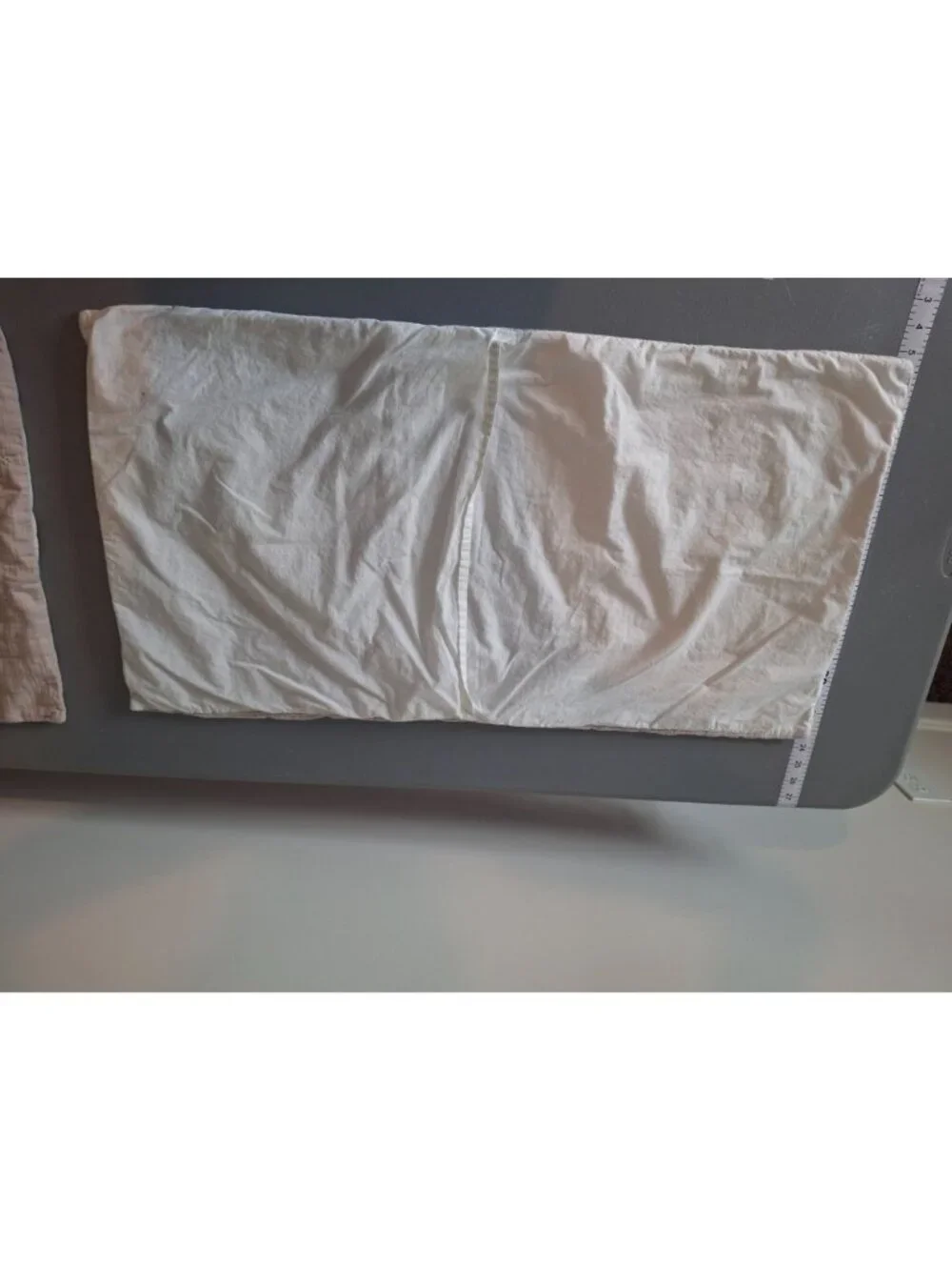 Hearth & Hand King Pillowcases Set of 2 White Pleated Cottagecore Farmhouse Soft